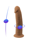 Termoaktywne dildo z silikonu premium - 15,4 cm