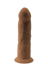 Termoaktywne dildo z silikonu premium - 15,4 cm