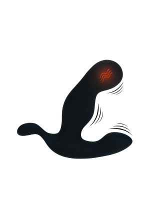 Podgrzewany wibrujący stymulator prostaty z ergonomiczną główką