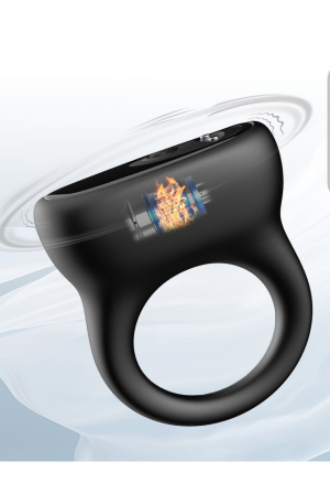 Wibrujący pierścień erekcyjny z funkcją stymulacji