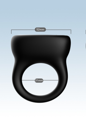 Wibrujący pierścień erekcyjny z funkcją stymulacji