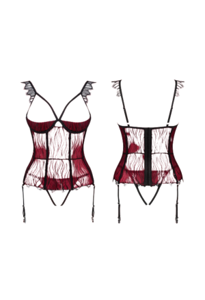 Oryginalny gorset w ciekawym kolorze