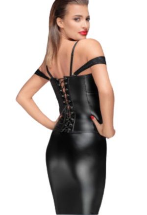 Gorset z koronką i...