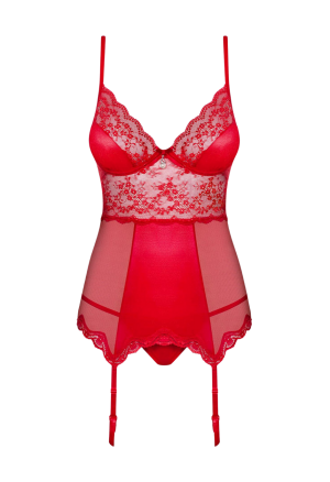 Walentynkowy, kuszący gorset i stringi