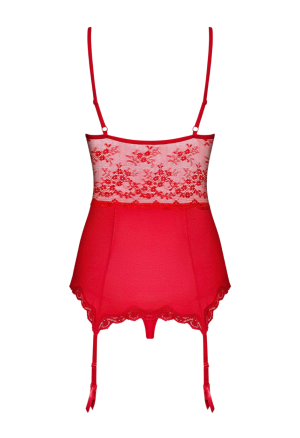 Walentynkowy, kuszący gorset i stringi