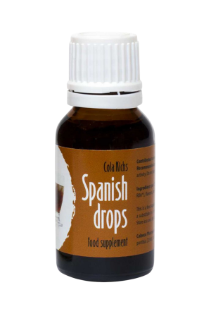 Energetyzujące krople pobudzające o smaku coli - 15 ml