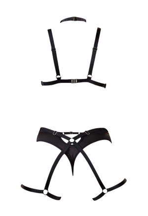 Zadziorny zestaw w stylu bondage