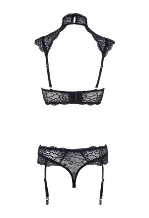 Wyjątkowa bielizna z ozdobnym, koronkowym kołnierzem