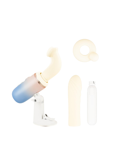 Inteligentna sex maszyna z nakładkami sterowana aplikacją mobilną