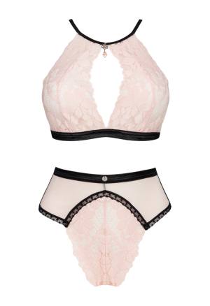 Przepiękny komplet bielizny w zjawiskowym kolorze różu