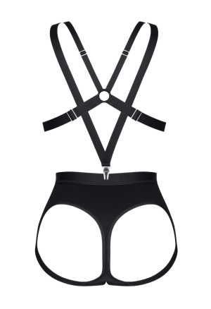 Uroczy komplet bielizny z szelkami