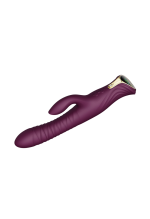 Wibrator z ruchem posuwistym i funkcją podgrzewania - sterowany aplikacją mobilną