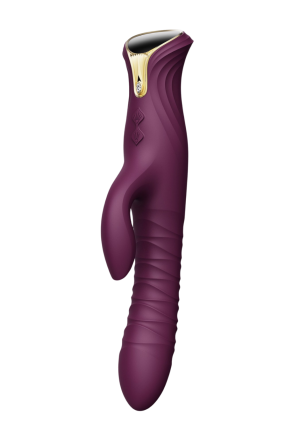 Wibrator z ruchem posuwistym i funkcją podgrzewania - sterowany aplikacją mobilną