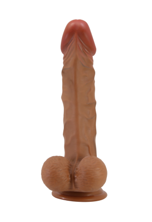 Realistyczne dildo z mocną przyssawką - 24 cm