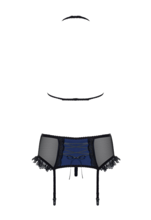 Zalotny, 3-częściowy komplet z koronkową falbanką