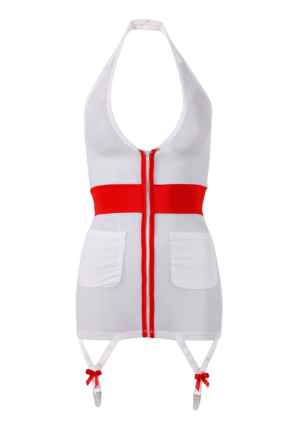 Kostium uwodzicielskiej pielęgniarki z czepkiem