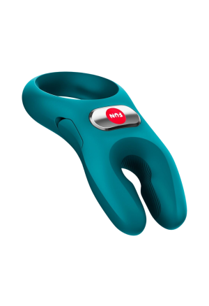 Zielony pierścień erekcyjny z wibracjami dla par z dwoma silnikami XL