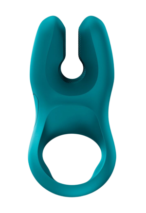 Zielony pierścień erekcyjny z wibracjami dla par z dwoma silnikami