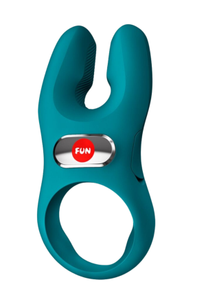 Zielony pierścień erekcyjny z wibracjami dla par z dwoma silnikami