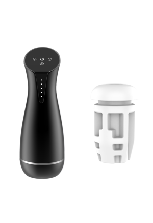 Ssący masturbator męski z funkcją grzania