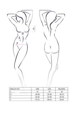 Elegancki kostium z mikrofibry - króliczek