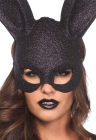 Brokatowa maska królik ze sztywnymi uszkami