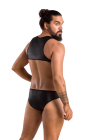 Skąpe, męskie body w kolorze czarnym