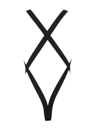 Niesamowicie seksowne, męskie body z kuszącej siateczki