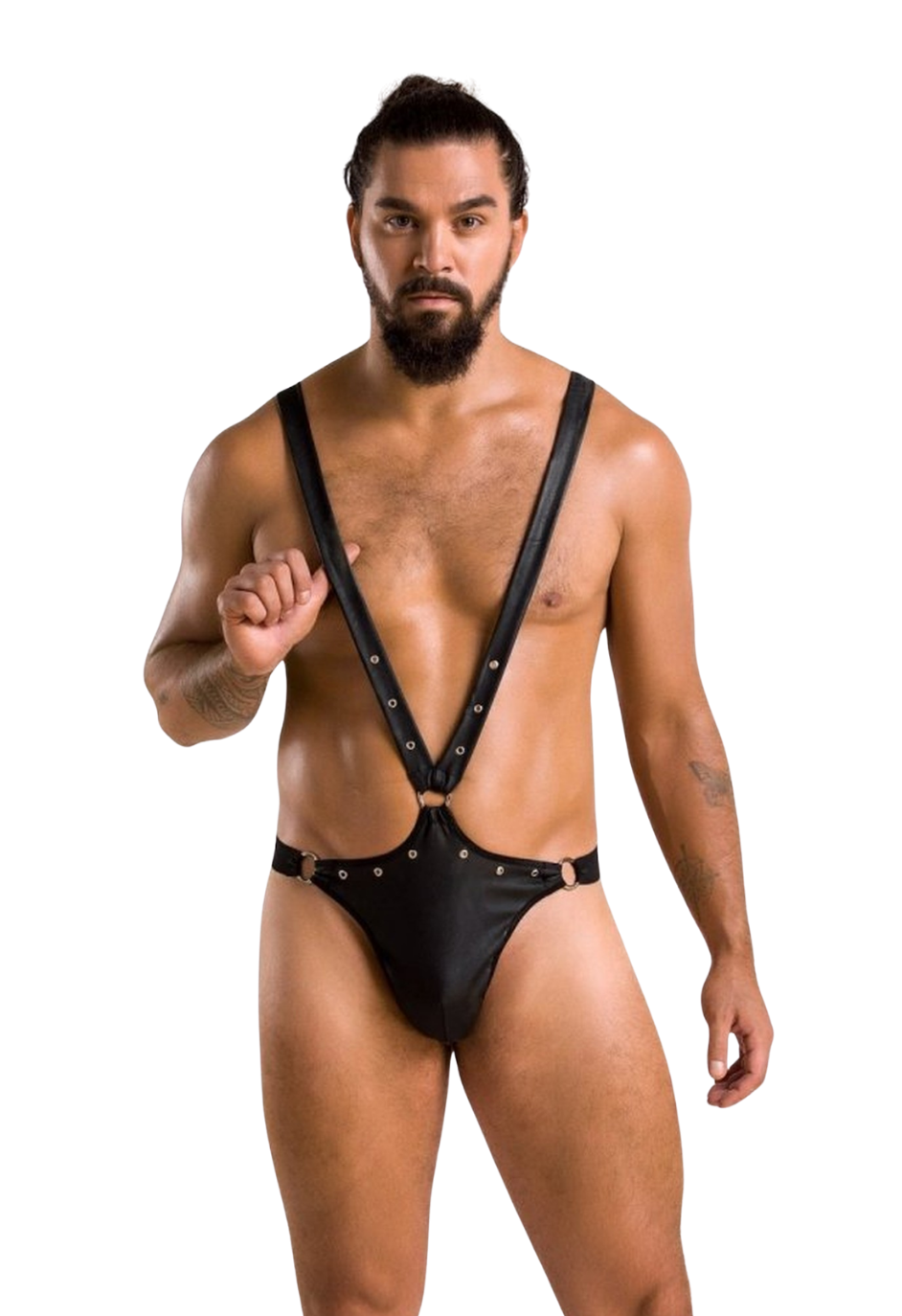 Erotyczne, czarne body męskie