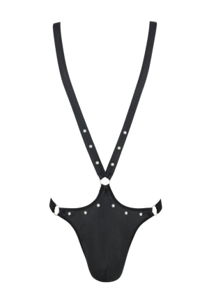 Erotyczne, czarne body męskie