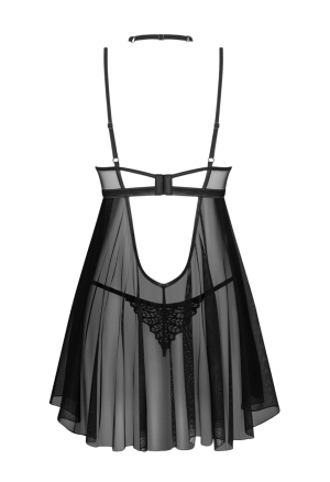 Efektowna koszulka z chokerem w zestawie