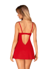 Seksowna, czerwona koszulka z usztywnianą miseczką