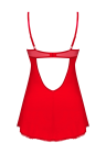 Seksowna, czerwona koszulka z usztywnianą miseczką