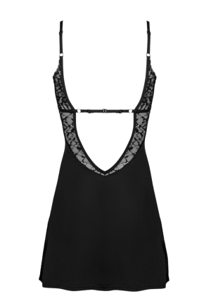 Wygodna koszulka z miękkiej tkaniny z elementami z koronki