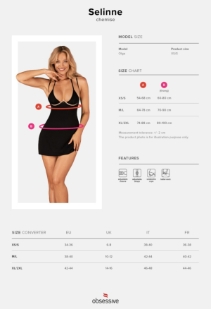 Klasyczna, czarna koszulka z oryginalną różową fiszbiną