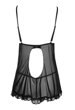 Piękna, delikatna haleczka z wiązaniami na miseczkach