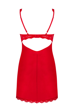 Kusząca koszulka w ognistym, czerwonym kolorze