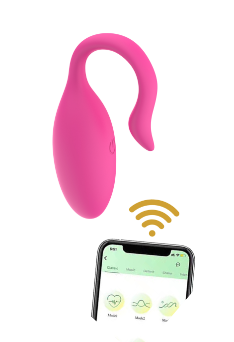 Wibrujące jajko sterowane aplikacją