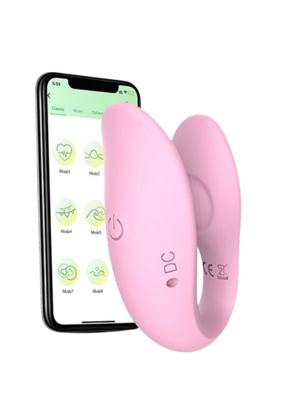 Wibrator typu C sterowany aplikacją – wibrator dla par