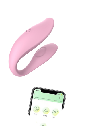 Wibrator typu C sterowany aplikacją – wibrator dla par