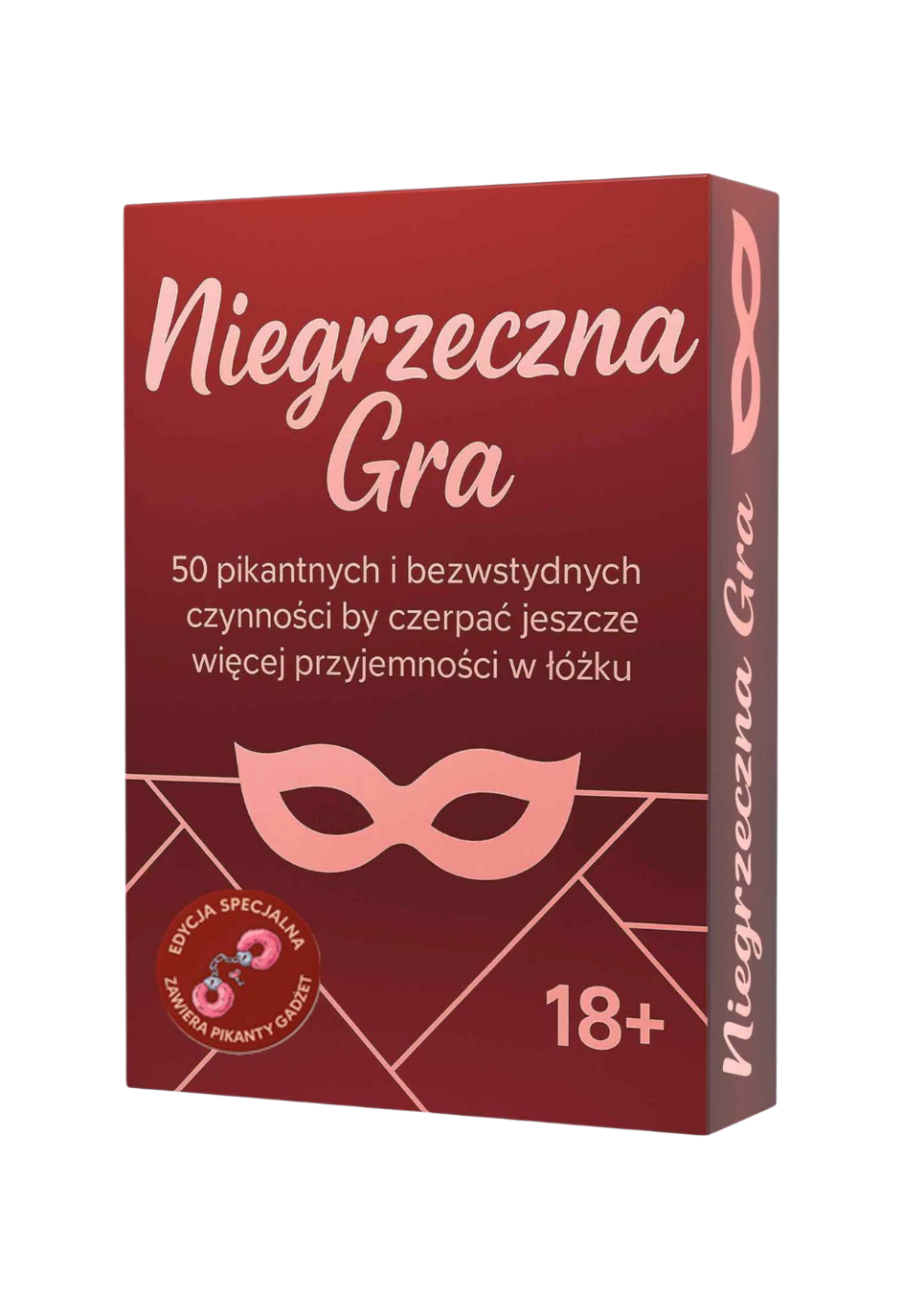Gra dla par z wyzwaniami + kajdanki z futerkiem – zestaw dla dwojga