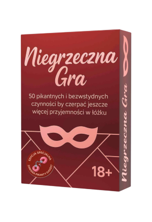 Gra dla par z wyzwaniami + kajdanki z futerkiem – zestaw dla dwojga