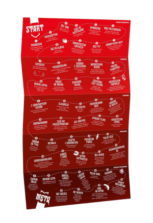 Gra dla par z wyzwaniami + kajdanki z futerkiem – zestaw dla dwojga