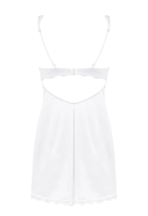 Klasyczna biała koszulka z koronkowym wykończeniem