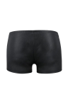 Wyrafinowane, czarne bokserki męskie z suwakami po bokach