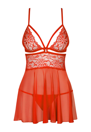 Zmysłowa koszulka babydoll + stringi