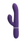 Wibrator w kolorze fioletowym  z funkcją pulsacji i imitującej ruch palca