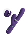 Wibrator w kolorze fioletowym  z funkcją pulsacji i imitującej ruch palca
