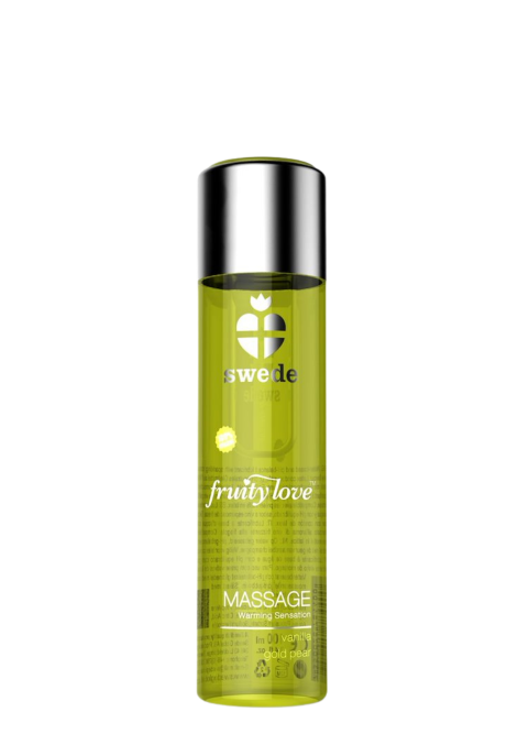 Rozgrzewający olejek do masażu złota gruszka z wanilią