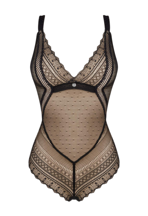 Czarne, seksowne body